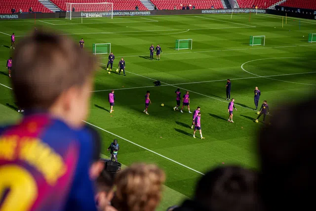 Treino do Barcelona no renovado Camp Nou - Foto: Barcelona