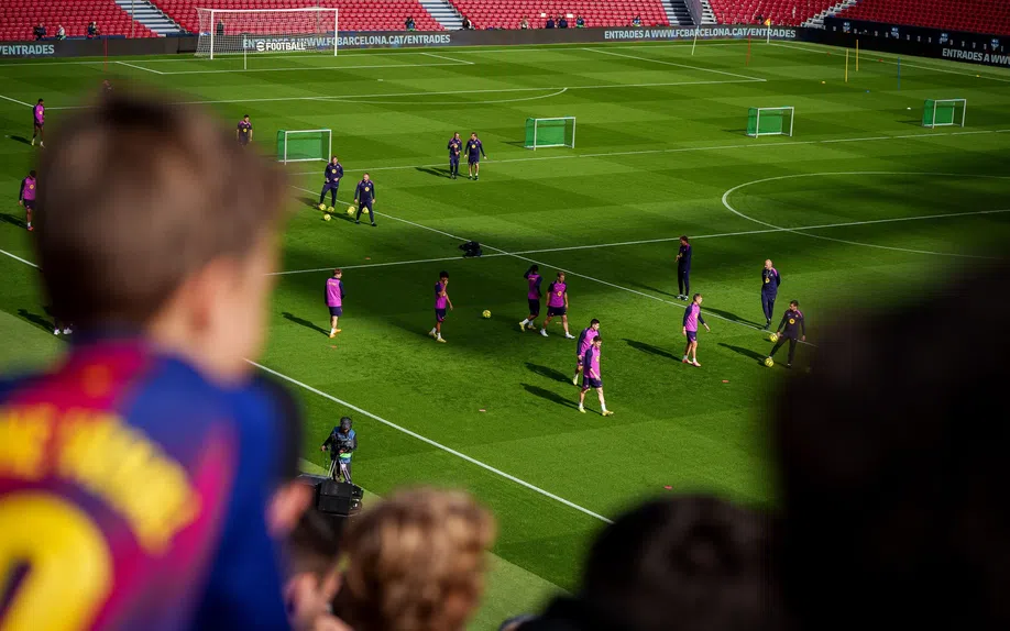 Treino do Barcelona no renovado Camp Nou - Foto: Barcelona