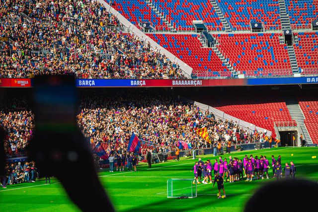 Treino do Barcelona no renovado Camp Nou - Foto: Barcelona