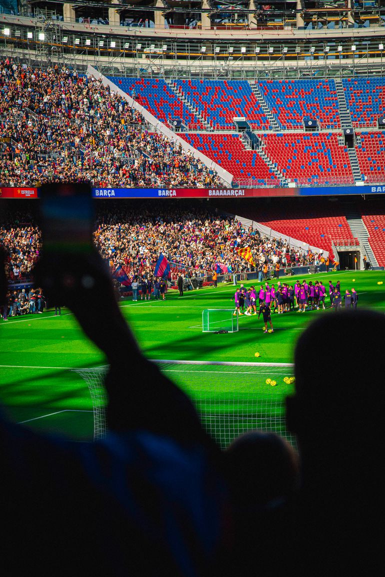 treino do Barcelona no renovado Camp Nou - Foto: Barcelona