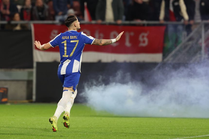 Borja Sainz atravessa bom momento no FC Porto e espera dar-lhe sequência em Famalicão - Foto: Catarina Morais/KAPTA+