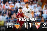 Golo nos descontos salva Valência contra o Sevilha (resumo)