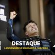 A reação de Magui Corceiro à vitória de Lando Norris