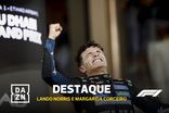 A reação de Magui Corceiro à vitória de Lando Norris