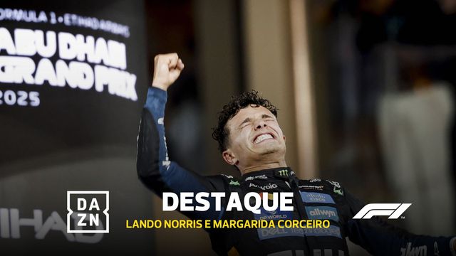 A reação de Magui Corceiro à vitória de Lando Norris