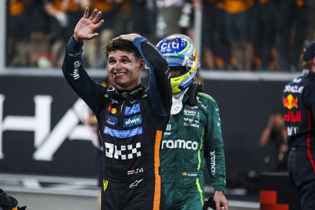 Lando Norris sagrou-se campeão do Mundo de F1 em Abu Dhabi. IMAGO