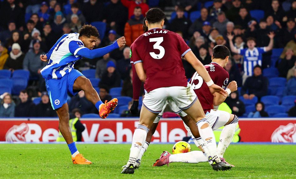 O remate de Rutter em cima dos 90' - Foto: IMAGO