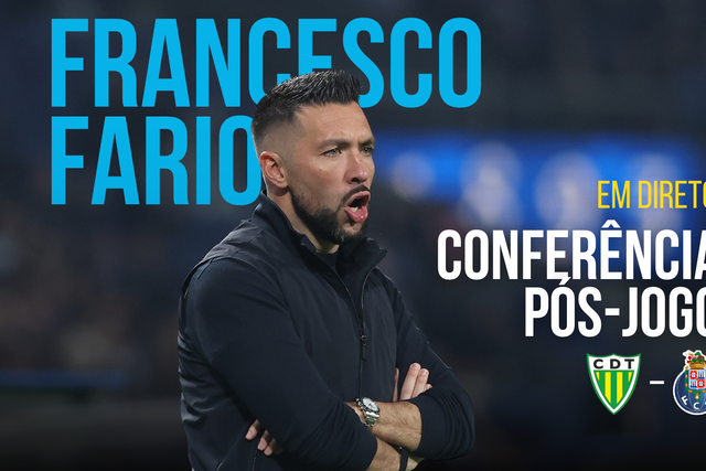 EM DIRETO: a análise de Farioli ao aumento da distância para Sporting e Benfica
