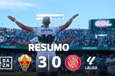 Elche goleia Girona e dá salto na classificação (resumo)