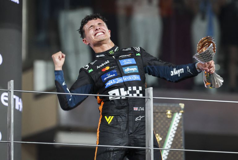 Lando Norris (McLaren) foi campeão mundial - Foto: IMAGO