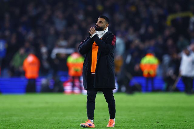 Mohamed Salah não saiu do banco de suplentes no jogo com o Leeds