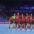 Seleção Nacional terminou Mundial no 2.º lugar, após perder (0-3) com o Brasil — Foto: FPF