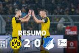 Dortmund cimenta pódio da Bundesliga contra o Hoffenheim (resumo)