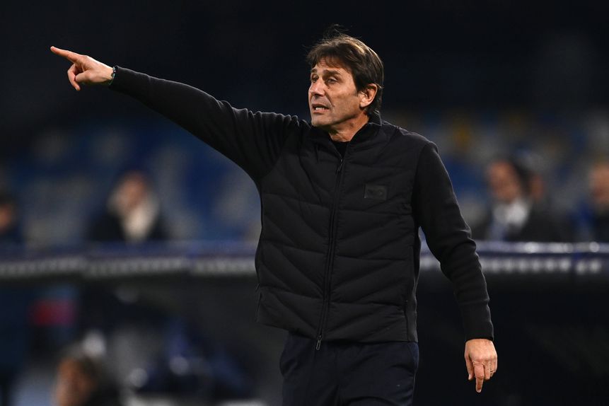 Antonio Conte diz que os jogadores do Nápoles precisam de repouso para poderem enfrentar o Benfica na quarta-feira - FOTO IMAGO