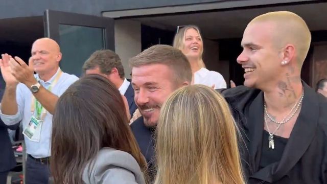 Família Beckham emocionada com título do Inter Miami