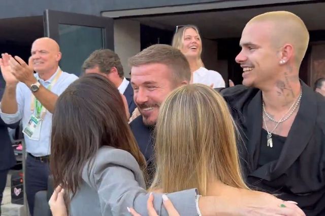 Família Beckham emocionada com título do Inter Miami