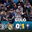 Calcanhar mágico adianta o Celta na casa do apático Real Madrid