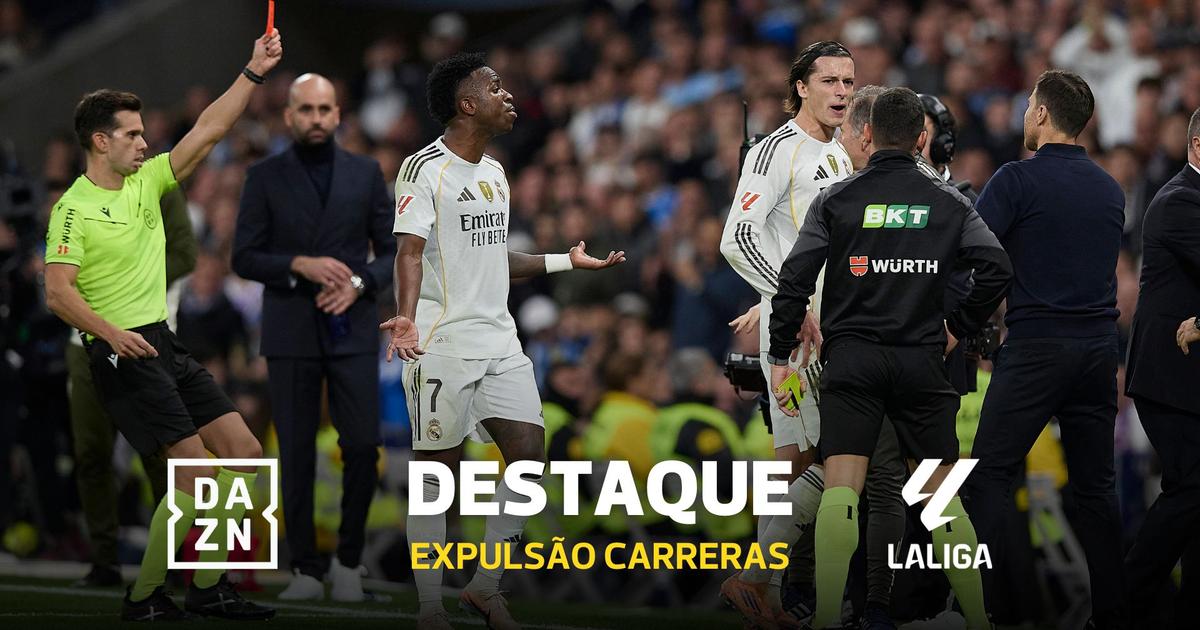 Carreras explode e deixa Real Madrid a jogar com nove elementos | A Bola