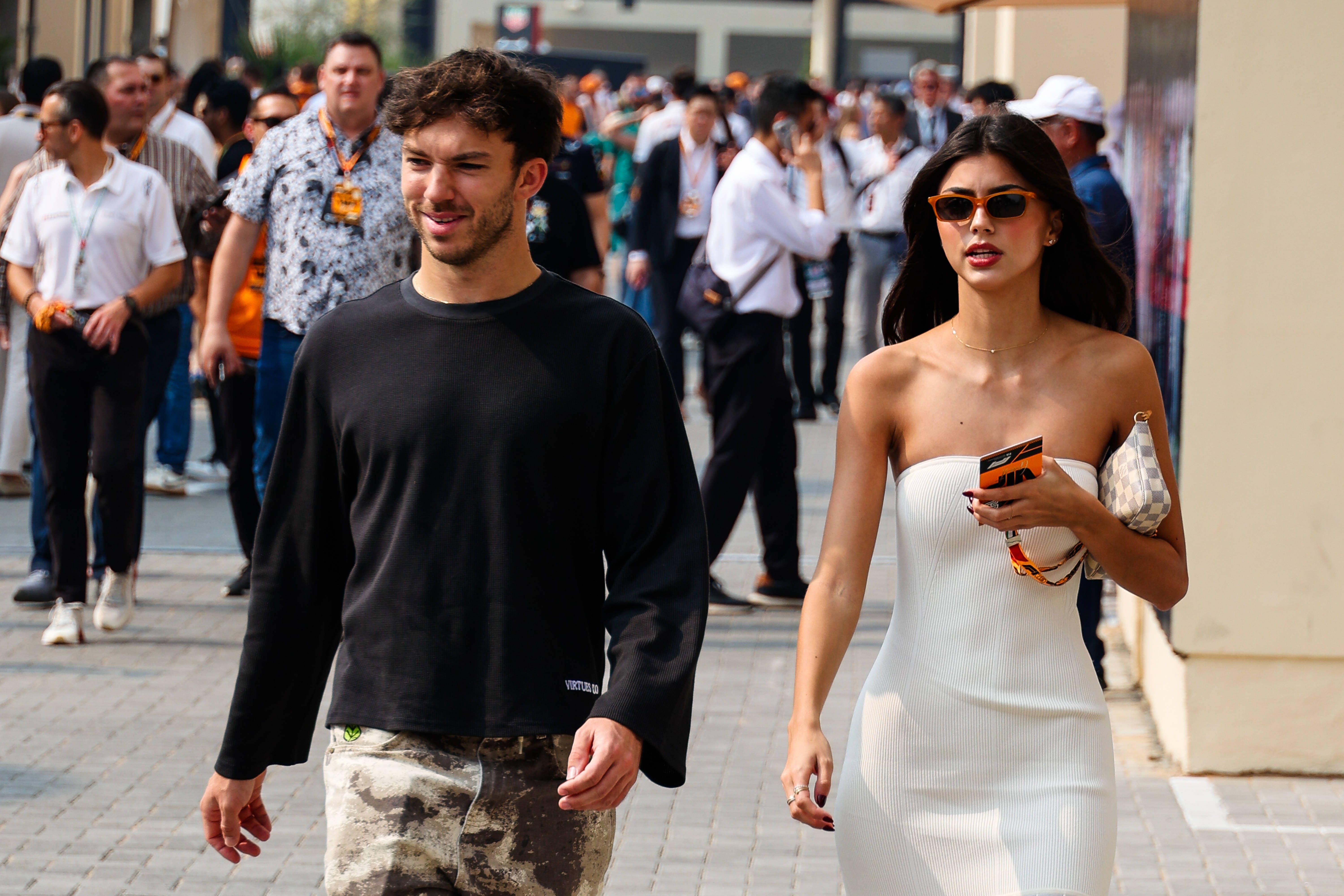 Pierre Gasly e Francisca Cerqueira Gomes, de manhã - Foto: IMAGO