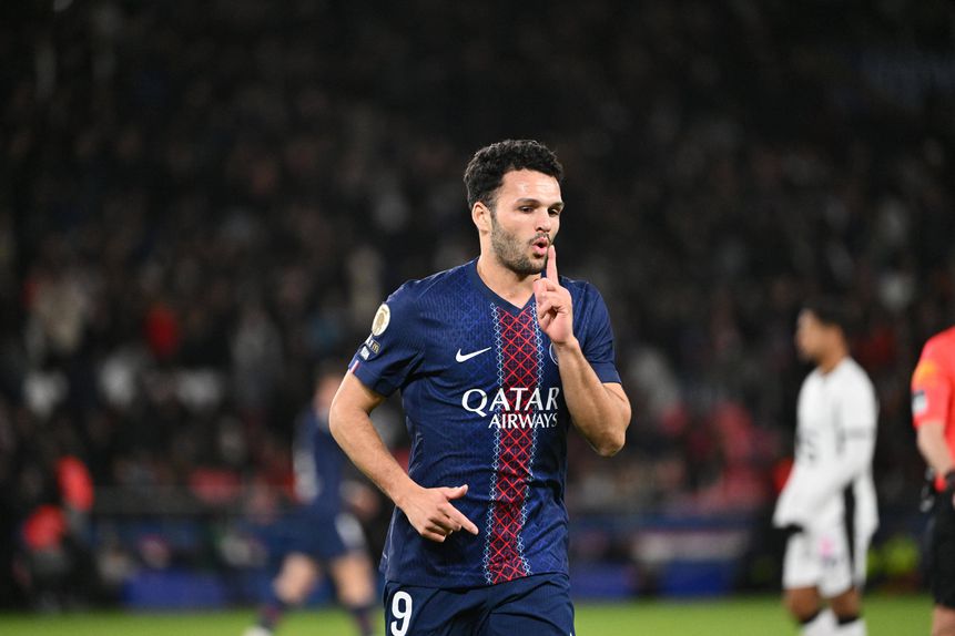 Gonçalo Ramos marcou o sexto golo da época contra o Rennes - IMAGO