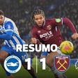 Brighton resgata ponto no fim e 'rouba' vitória a NES (resumo)