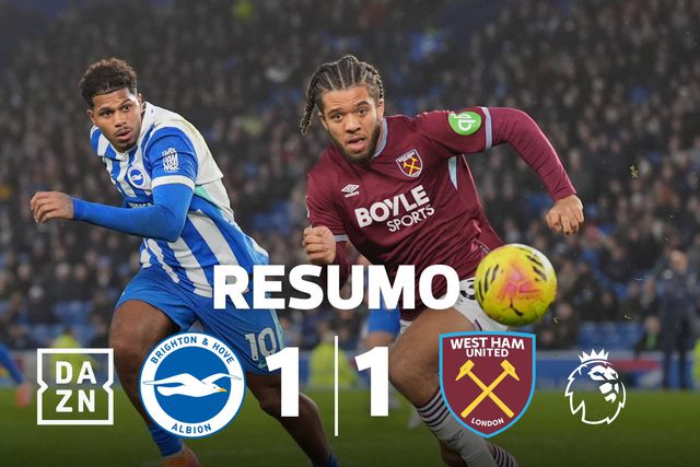 Brighton resgata ponto no fim e 'rouba' vitória a NES (resumo)