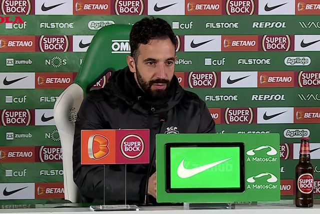 Rúben Amorim admite que tem uma «falha» como treinador