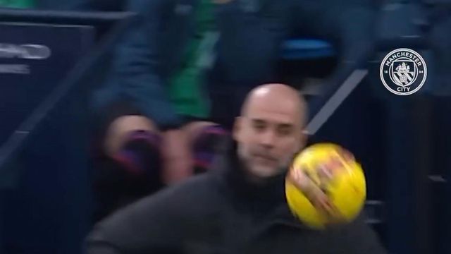 Guardiola exige muito, mas já foi melhor com a bola...