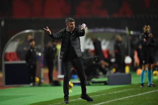 Bruno Lage, treinador do Benfica, no jogo com o SC Braga