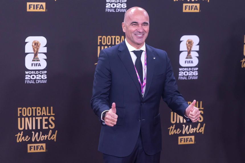 Roberto Martínez, selecionador de Portugal, no sorteio do Mundial 2026 da FIFA