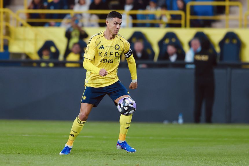 Cristiano Ronaldo marcou ao Al Qadsiah (Foto: Al Nassr/X)