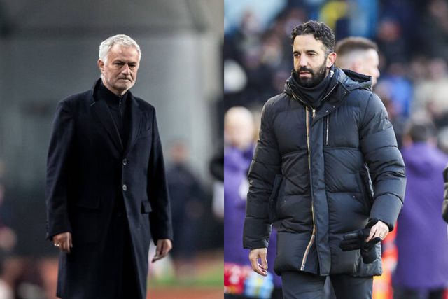 José Mourinho e Ruben Amorim
