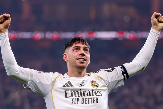 Valverde abriu as contas com um golaço de livre - Foto: Real Madrid