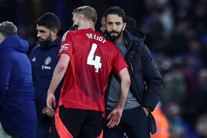Ruben Amorim treinou De Ligt no Manchester United durante 14 meses