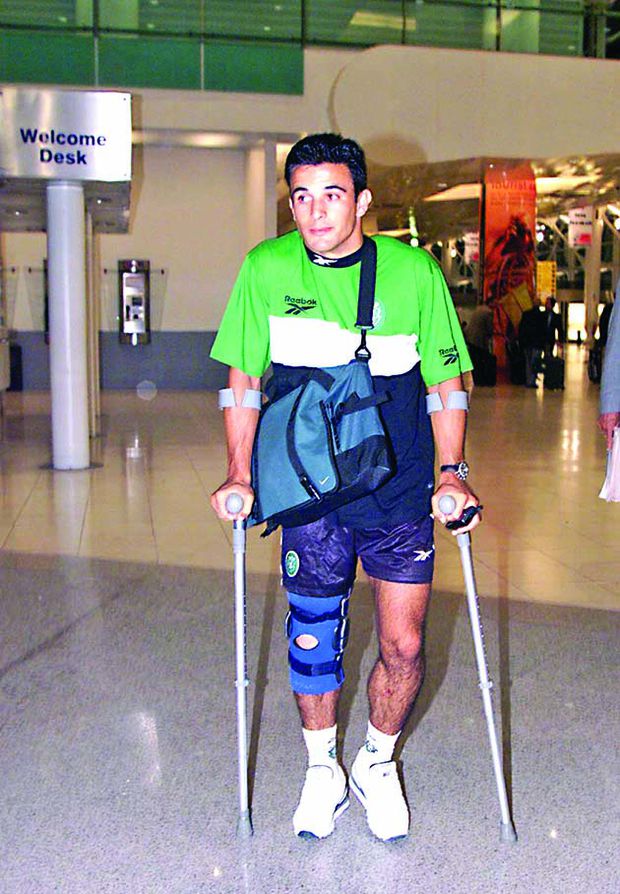 Enquanto jogador do Sporting, Delfim, que usava o 7, foi operado duas vezes ao joelho direito - Foto: A BOLA