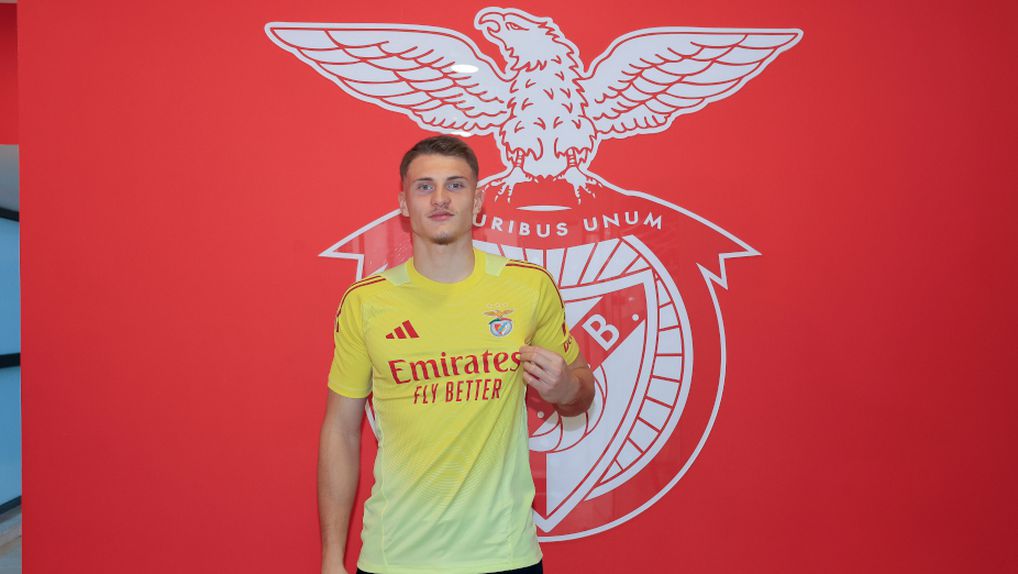 Arnas Voitinovicius prolongou contrato com as águias - Foto: SL Benfica