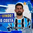 Mercado (oficial): Diego Costa é o substituto de Luis Suárez no Grêmio