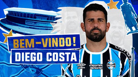 Mercado (oficial): Diego Costa é o substituto de Luis Suárez no Grêmio