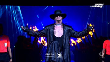 VÍDEO: Show em Riade com o 'Undertaker' no regresso de Cristiano Ronaldo