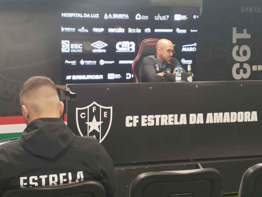 José Faria, treinador do E. Amadora, gostou da entrega dos seus jogadores e lamentou não ter pontuado