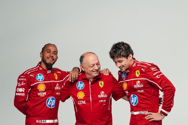 Lewis Hamilton e Charles Leclerc (X/Scuderia Ferrari)