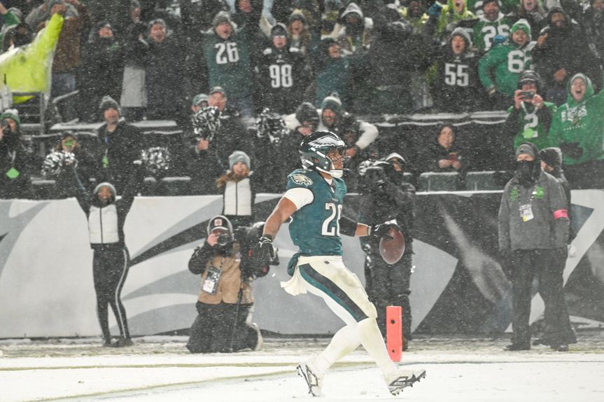 Saquon Barkley tem o peso da cidade de Filadélfia nas costas (Imago)