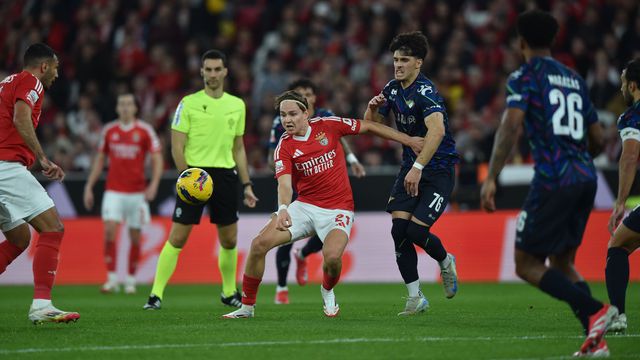 Fase do Benfica-Moreirense