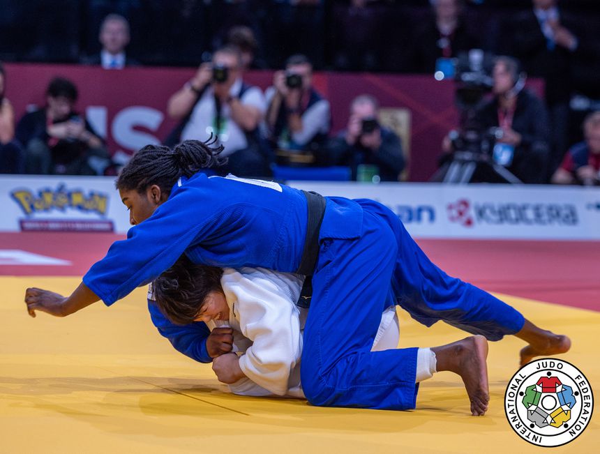 Taís Pina não conseguiu chegar a pódio na capital francesa     fotografia Gabriela Sabau/IJF