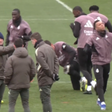 VÍDEO: ambiente tenso em Madrid? Mbappé não gostou nada desta entrada
