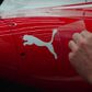 O novo Ferrari, autocolante a autocolante: o 'Cavallino Rampante' está pronto