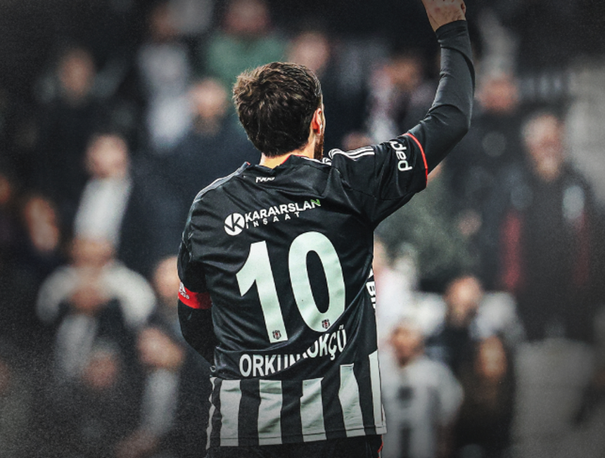 Orkun Kokçu reduziu para o Besiktas de penálti - Foto: Besiktas