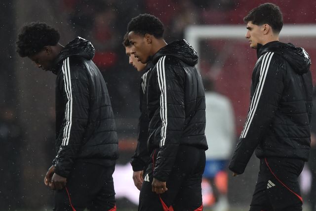 Kevin Pinto durante o aquecimento do Benfica-Alverca - Foto: Miguel Nunes