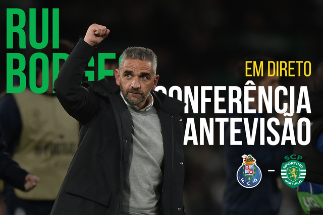 EM DIRETO: siga a antevisão de Rui Borges ao FC Porto-Sporting