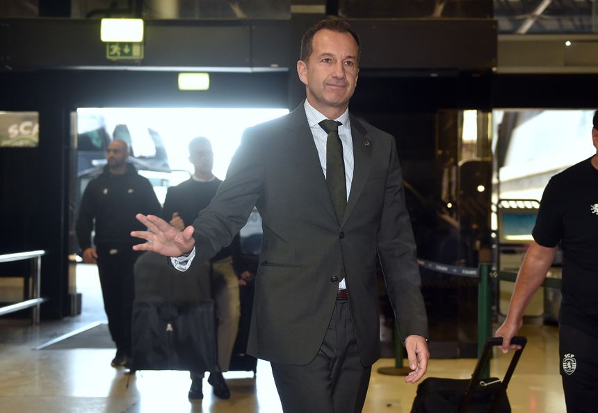 O presidente do Sporting, Frederico Varandas - Foto: MIGUEL NUNES